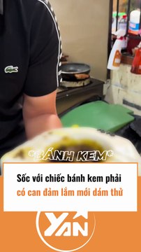 Sốc với chiếc bánh kem phải cực kỳ can đảm mới dám thử