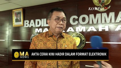 Terbaru! Ditjen Badilag Luncurkan Aplikasi Akta Cerai Elektronik | MA NEWS