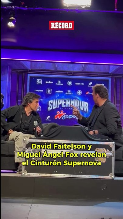 ¡UNA LOCURA! 🤯🚨Miguel Ángel Fox y David Faitelson revelaron el Cinturón Supernova
