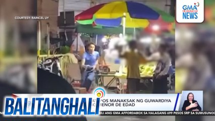 Lalaki, arestado matapos manaksak ng guwardiya at mang-hostage ng menor de edad | Balitanghali