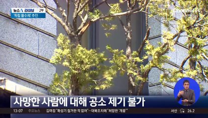 “독립몰수제” vs “기본권 침해”