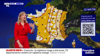 Une légère baisse des températures, mais 75 départements en vigilance orange canicule