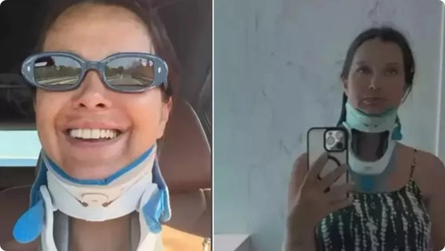 İrem Helvacıoğlu'nun kafasına çocuk düştü