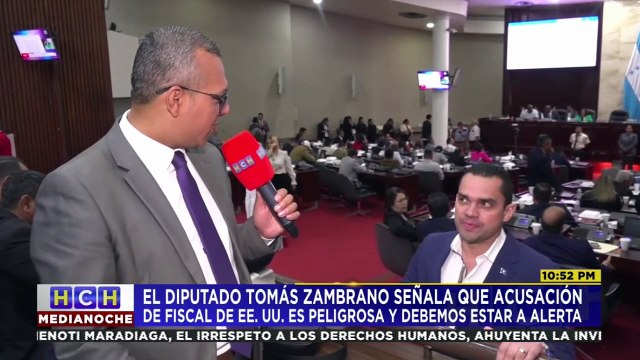 Tomás Zambrano reacciona a las declaraciones de Pam Bondi, sobre Honduras