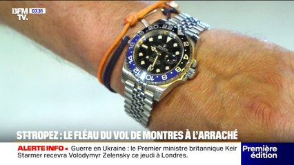 Les vols de montres à l'arraché sont de plus en plus nombreux à Saint-Tropez