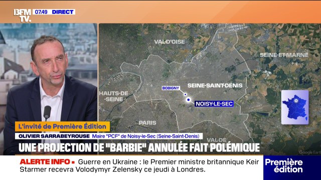 Projection de Barbie annulée: Le film avait été choisi par la population , réagit le maire de Noisy-le-Sec (Seine-Saint-Denis)