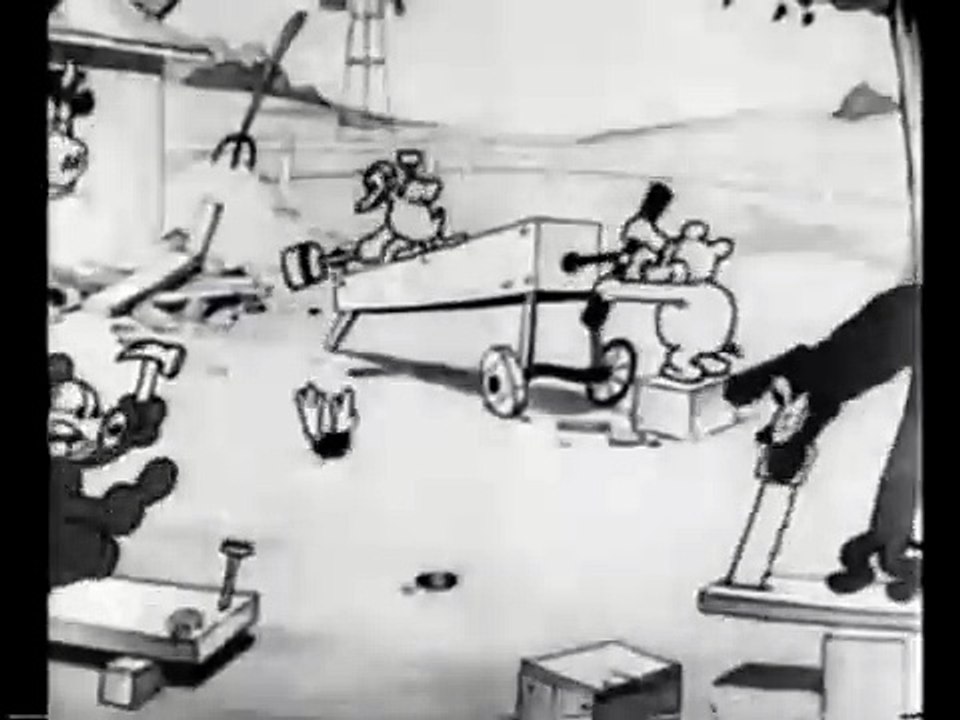 Plane Crazy (1929) – First Mickey Mouse Cartoon | Walt Disney & Ub Iwerks | Public Domain Animation