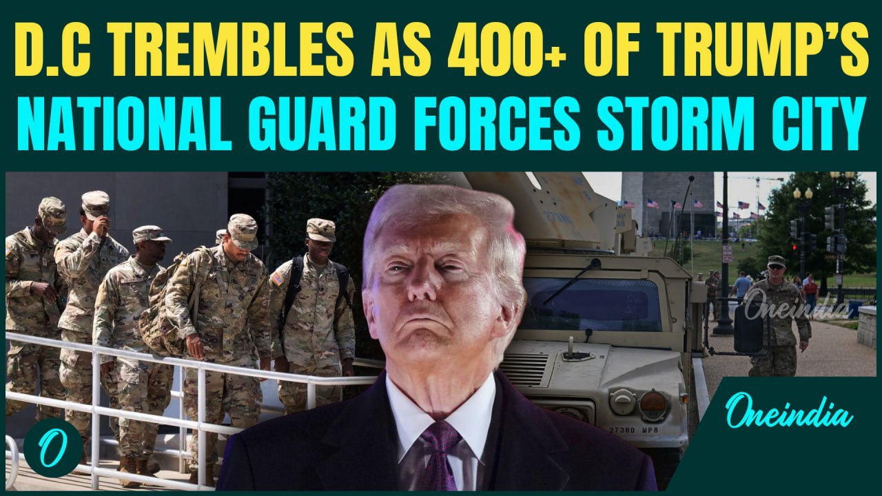 Trump’s National Guards Takeover D.C| 400 National Guards Flood Streets, 100+ Arrests Made Already