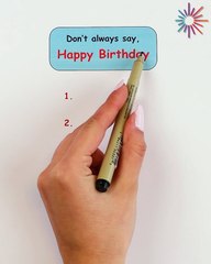 Make birthday wishes stand out 🎈