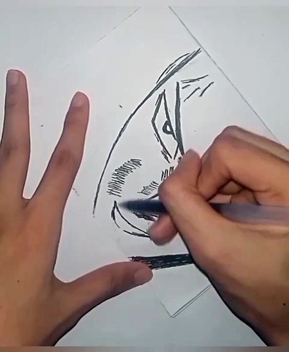 Saitama's Scary Smile Drawing 😈🔥
