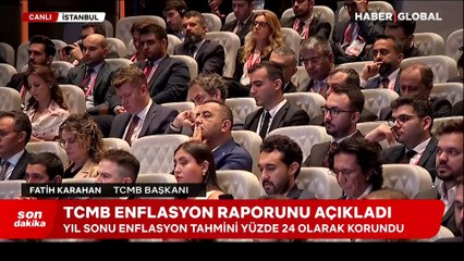 Merkez Bankası yılın 3. Enflasyon Raporu'nu açıkladı