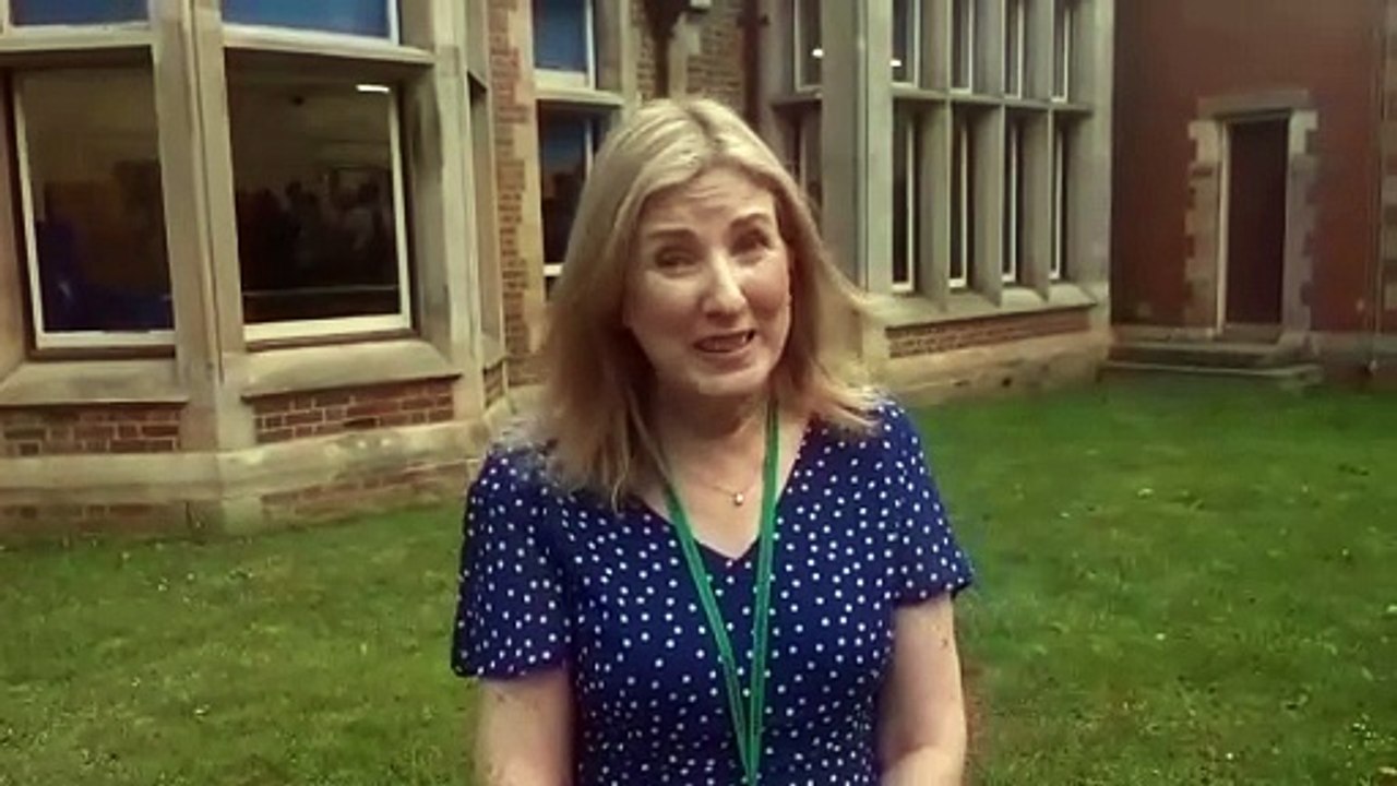 A Level results day: Head of St Aidan's and St Anthony's Catholic Sixth Form, Mrs Ward