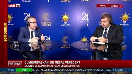 Gazeteci Cüneyt Polat  AK Parti'nin 24 yıllık serüveninin değerlendirdi