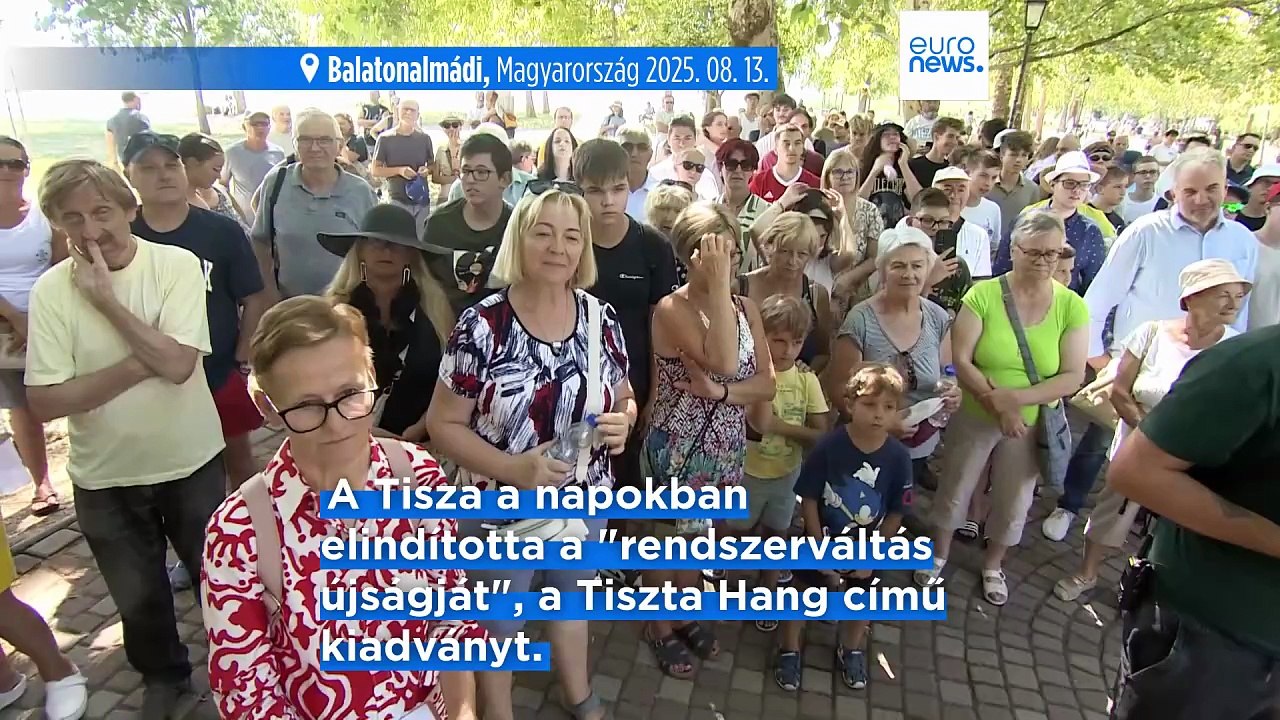 Magyar Péter: egyértelmű, hogy Moszkva megkezdte a beavatkozást a választásokba