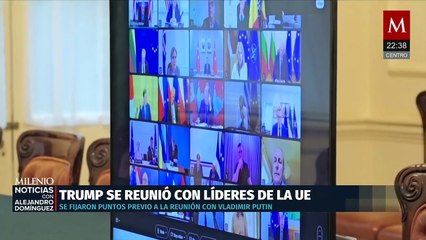 Donald Trump se reúne virtualmente con Zelenski y líderes europeos antes de encuentro con Putin