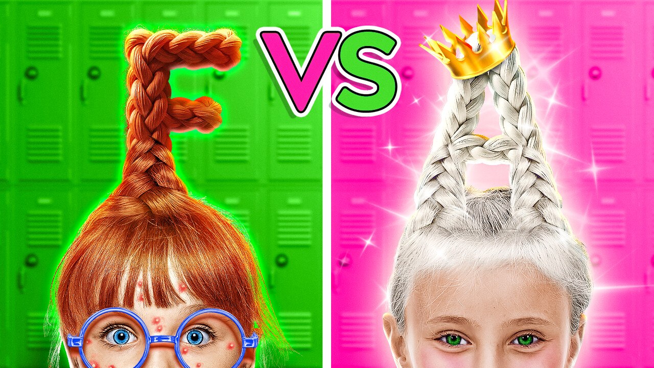 Élèves Bons vs Mauvais ! Essayons des astuces créatives pour l'école que vous n'avez jamais vues 😍