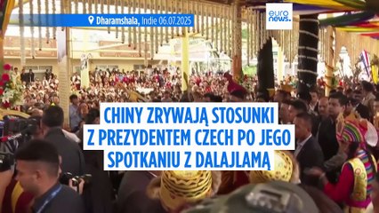 Chiny zrywają stosunki z prezydentem Czech po jego spotkaniu z Dalajlamą