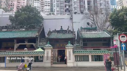 Plongée vertigineuse au cœur de Hong Kong, la ville du torticolis