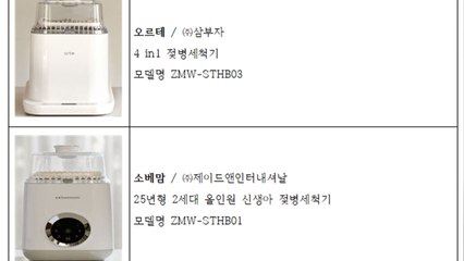 소비자연맹 "젖병세척기 결함에 소비자 안전 우려" / YTN