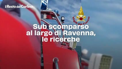 Sub scomparso al largo di Ravenna, il video delle ricerche