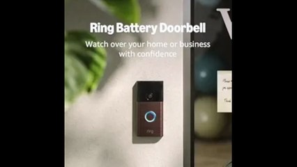 Ring Battery Doorbell | Enhance home or business security