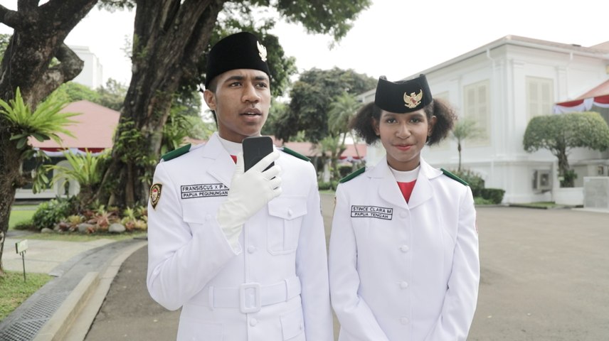 Pesan Dua Paskibraka Asal Papua untuk Prabowo Kami Siap Membanggakan Negara!