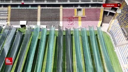 Eryaman Stadı'nın zemini yenilendi