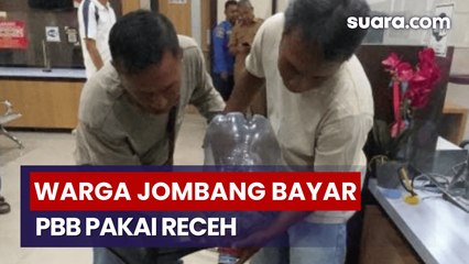Pajak Bikin Syok, Warga Jombang Bayar PBB Segalon Koin