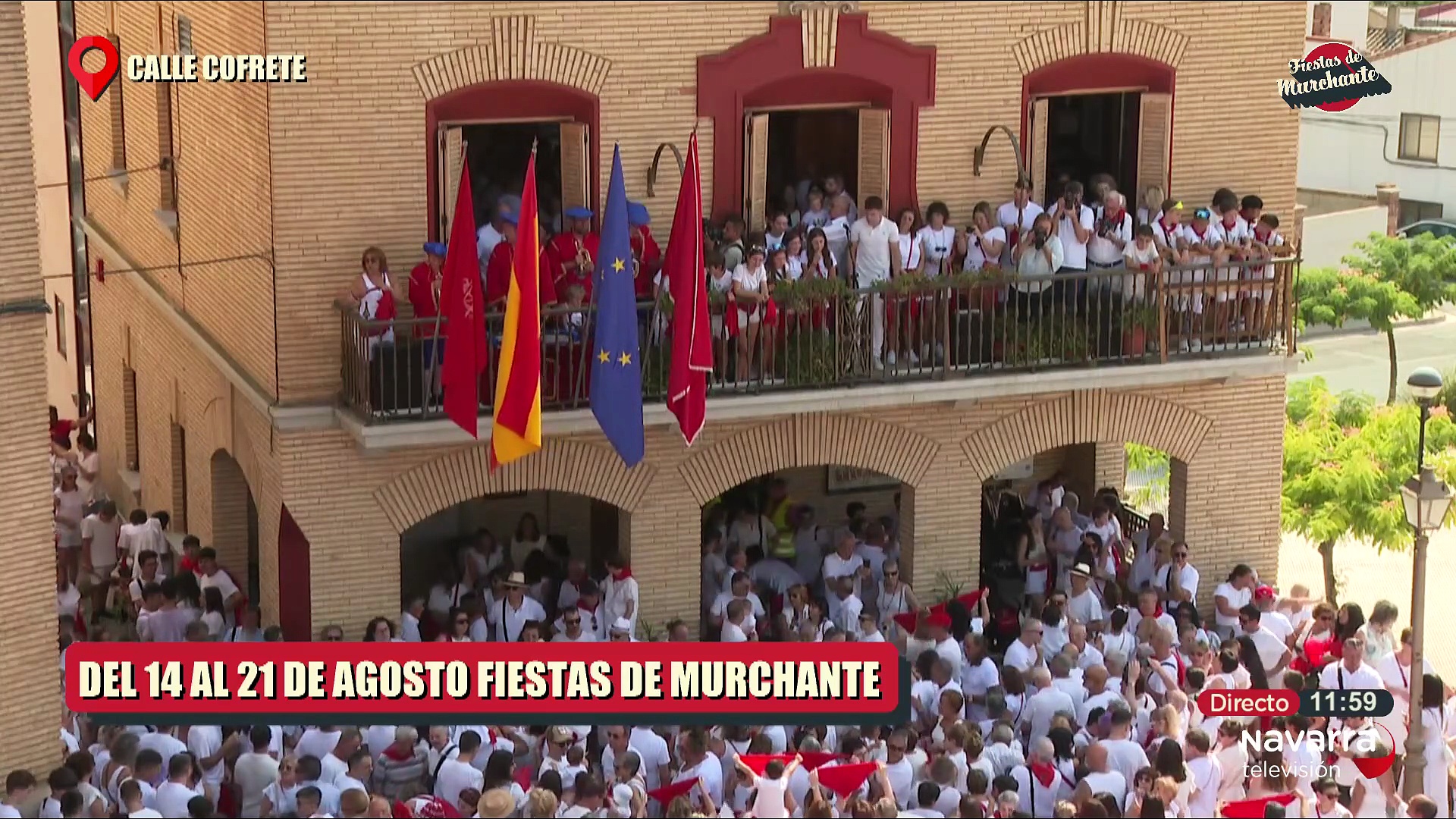 Cohete Fiestas Murchante 14/08/2025 Parte 2