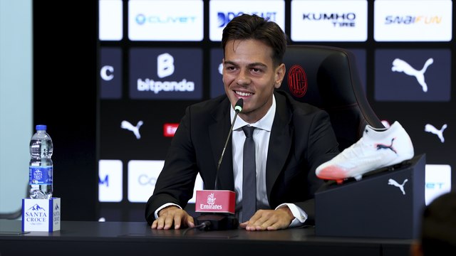 La conferenza stampa di presentazione di Ardon Jashari