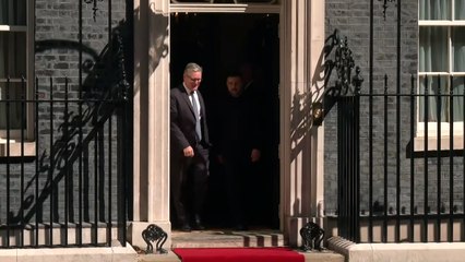Zelenskyy departs Number 10 after meeting Starmer