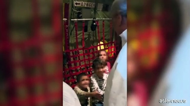 Arrivati in Italia 31 bambini da Gaza bisognosi di cure mediche