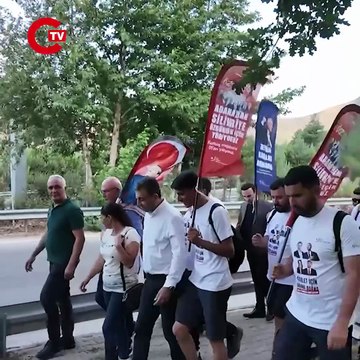 Adana'dan Silivri'ye Özgürlük Yürüyüşü: CHP'li gençler Pozantı'ya ulaştı