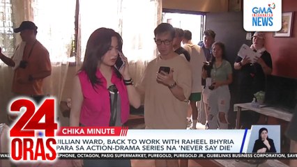 Jillian Ward, back to work with Raheel Bhyria para sa action-drama series na 'Never Say Die' | 24 Oras