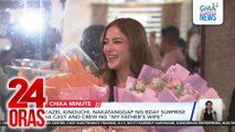 Kazel Kinouchi, nakatanggap ng bday surprise sa cast and crew ng 
