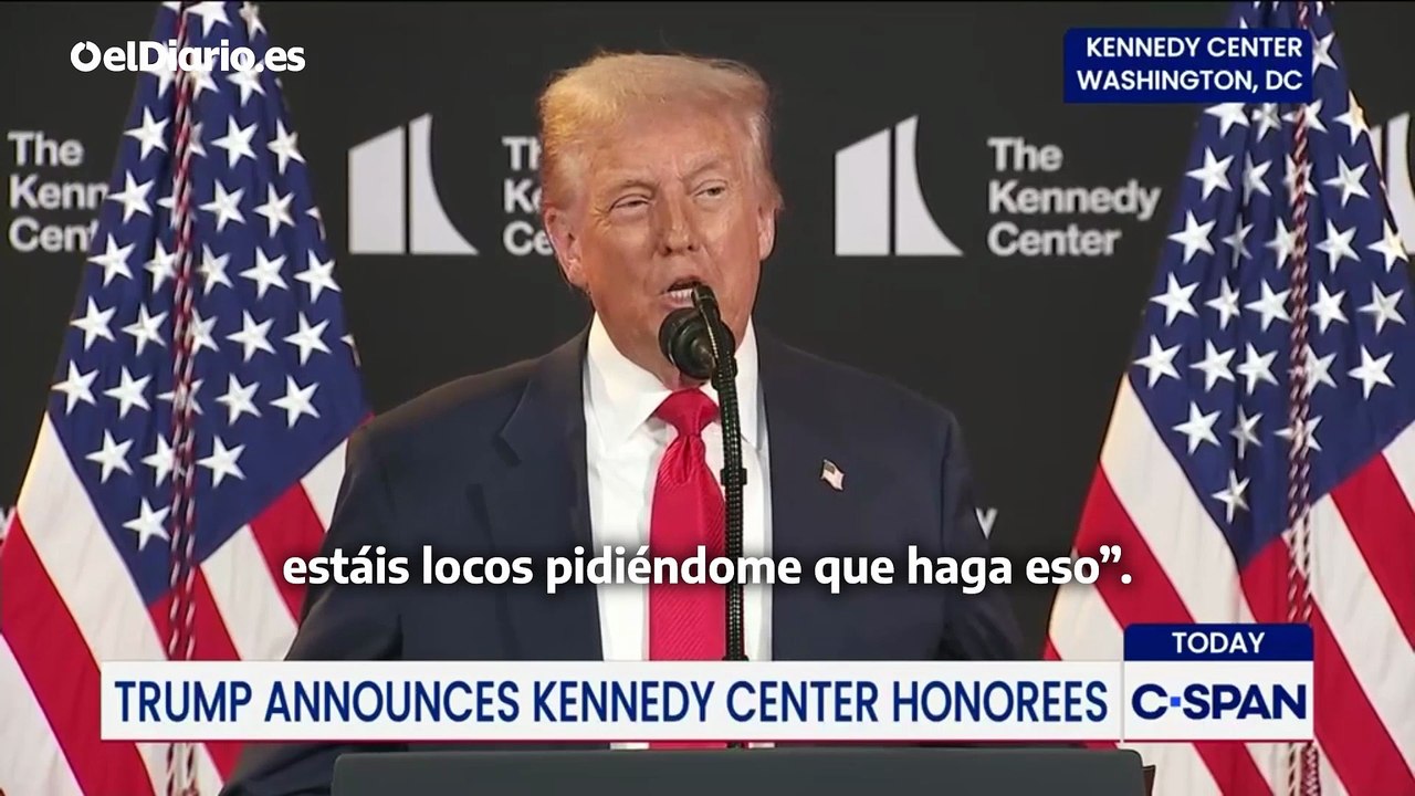 Trump presentará la gala de los premios Kennedy 2025: "Siempre quise uno pero nunca me lo dieron. Al diablo, ahora que soy presidente, me daré el premio a mí mismo"