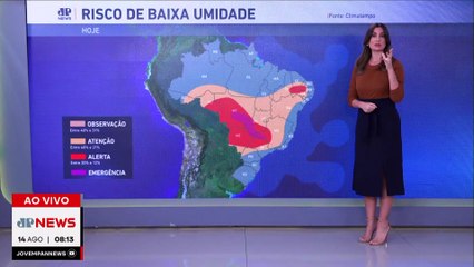 Umidade no Centro-Oeste atinge níveis críticos | Previsão do Tempo