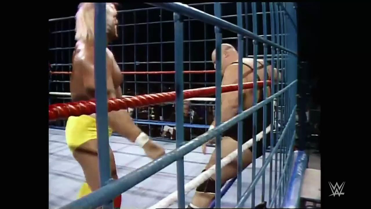 FULL MATCH Hulk Hogan vs. King Kong Bundy   WWE Title Steel Cage Match WrestleMania 2