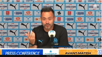 Roberto De Zerbi s'exprime sur le nouveau slogan de l'OM