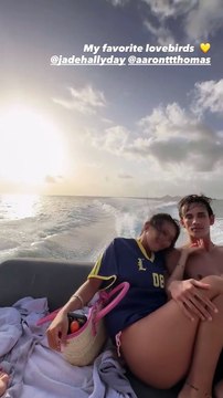 Story Instagram de Laeticia Hallyday à Saint-Barth en août 2025.