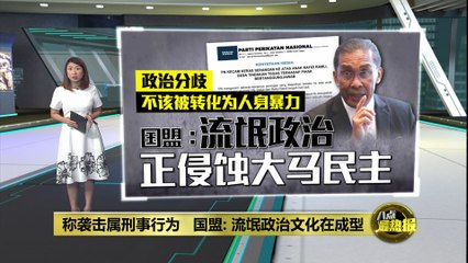 政治分歧不应演变为暴力：国盟警示流氓文化侵蚀民主 ✊