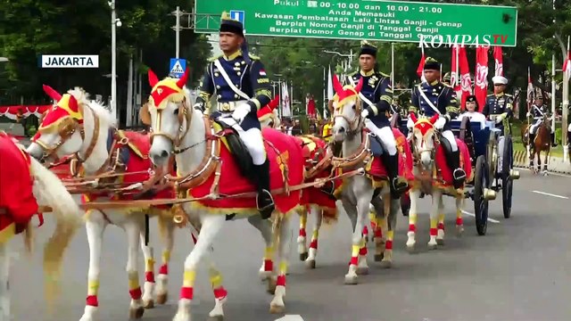 Gladi Bersih Detik-Detik Proklamasi hingga Atraksi TNI AU Jelang Upacara HUT ke-80 RI di Istana