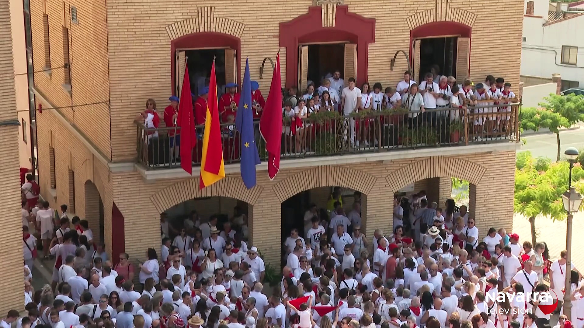 Murchante se anuda el 'pañuelico' en honor a San Roque