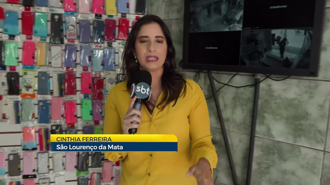 Criminoso invade e rouba loja de conserto de celulares com tranquilidade em São Lourenço da Mata: como isso aconteceu?