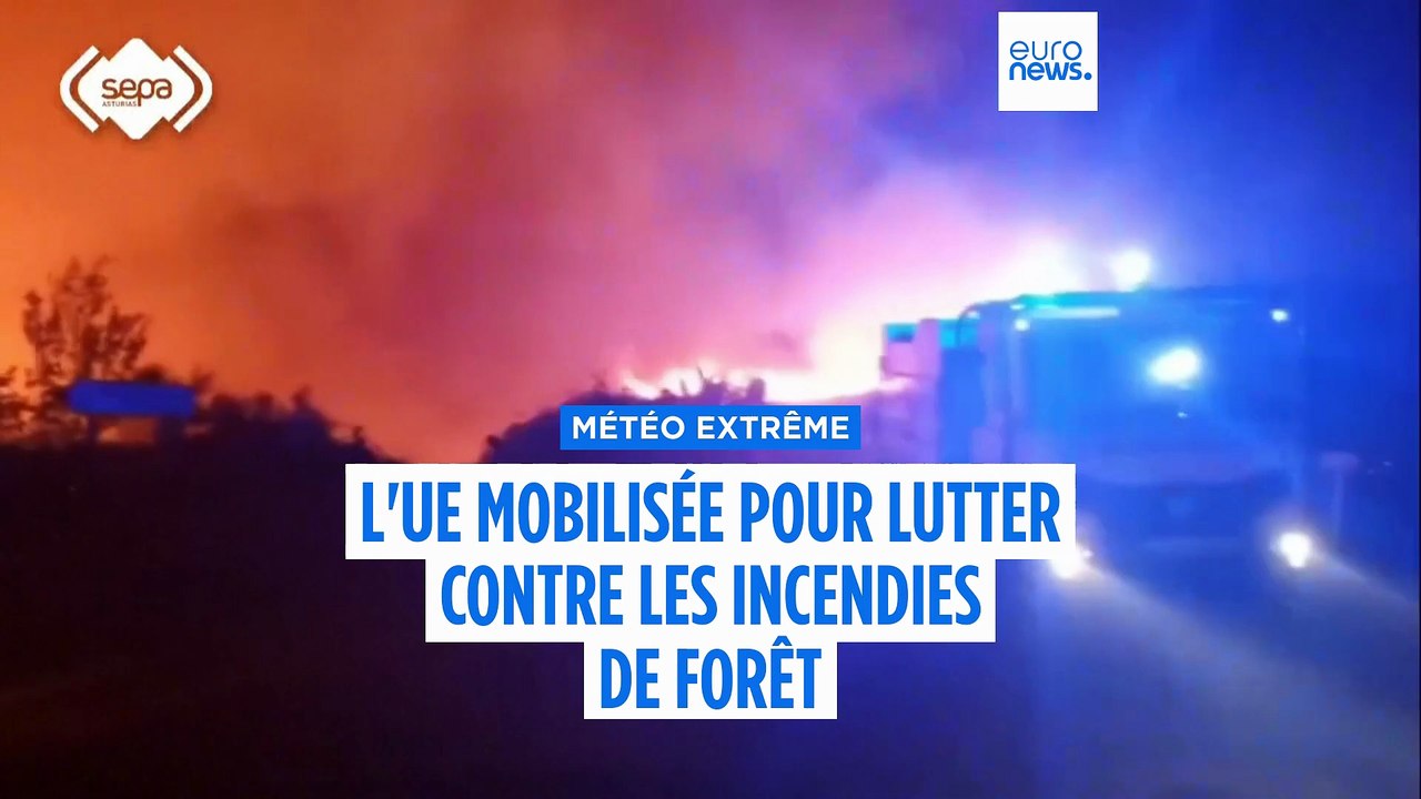 Feux de forêt : des milliers de personnes déplacées en Grèce, en Espagne et au Portugal
