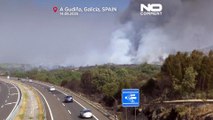 Incêndios florestais destroem milhares de hectares em Espanha
