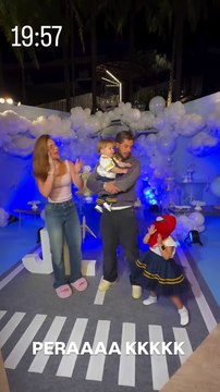 Treta entre filhas de Virginia Fonseca e Zé Felipe chama atenção durante festa do caçula