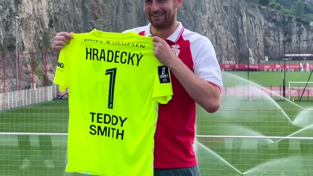 Hradecky présenté aux médias - Foot - Ligue 1 - Monaco
