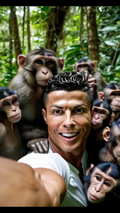 Picture Cristiano Ronaldo deep in the jungle try | Cristiano Ronaldos Jungle Expedition A Adventure | Animals care, Funny animal videos, Animal video hd