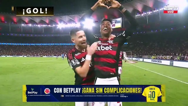 FLAMENGO VENCIÓ A INTERNACIONAL EN EL PARTIDO DE IDA DE LOS 8VOS DE FINAL DE LA CONMEBOL LIBERTADORES - MH SPORTS